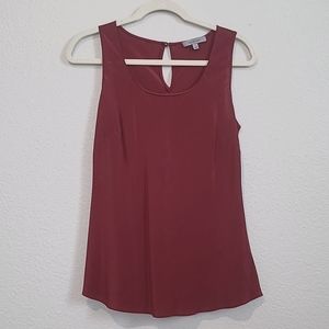 ‼️LAST CALL Classiques Entier Silk Sleeveless Top in RED, Women's S